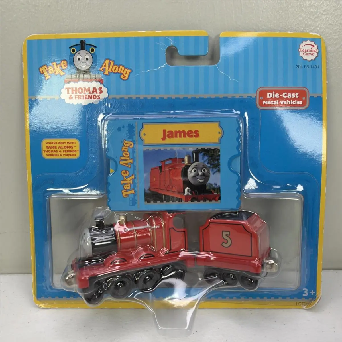 Take Along Thomas Friends James Red Engine No 5 Die-cast Metal Toy
