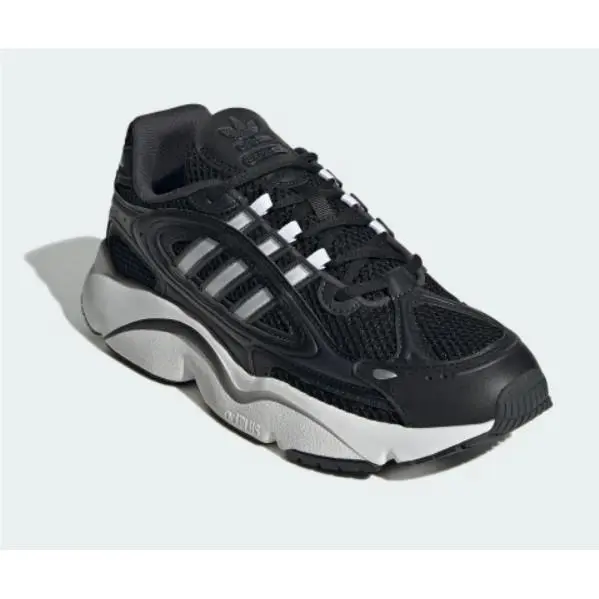 Adidas Ozmillen Mens 8.5 Black White Running Sneakers Shoes IF9593 Rare