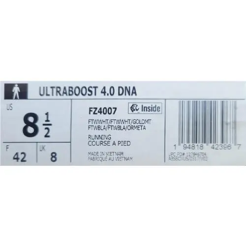 Adidas shoes - adidas UltraBoost 4.0 - UltraBoost - FZ4007 - White 5