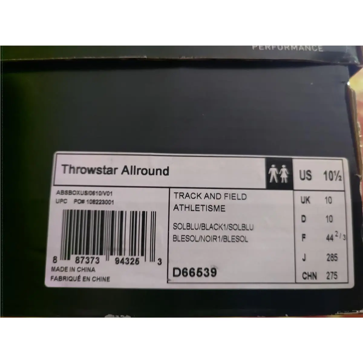 Adidas shoes - Adidas Throwstar Allround - Throwstar Allround - D66539 - Blue 1