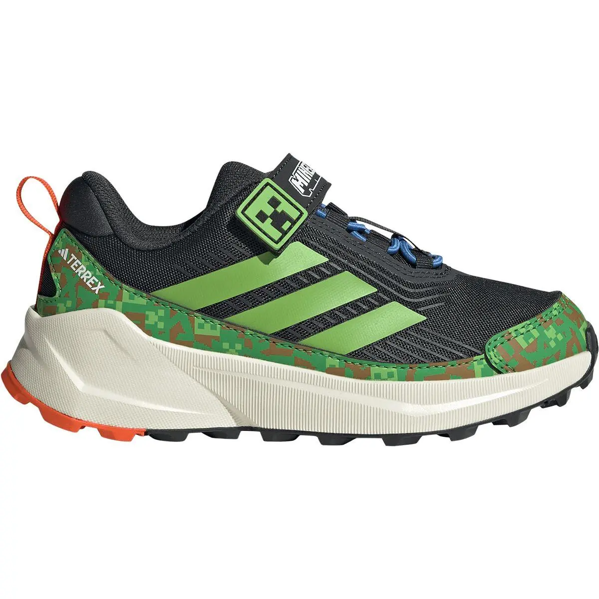 Adidas Terrex Terrex Trailmaker 2 CF Mcft Shoe - Kids` Carbon/semi Lucid Lime 5