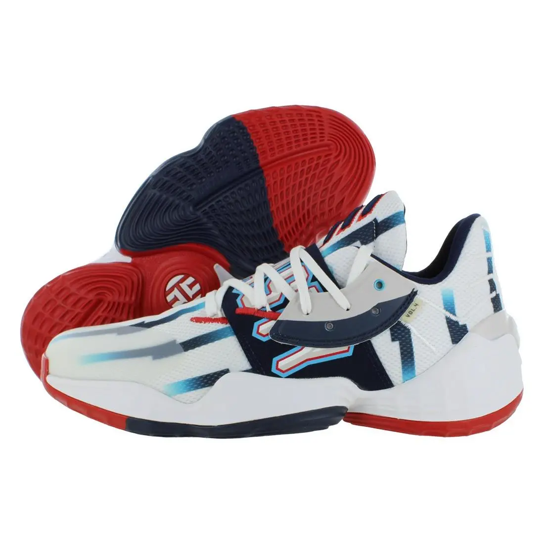 Adidas Harden Vol. 4 Gca Mens Shoes Size 11.5 Color: Footwear White/collegiate