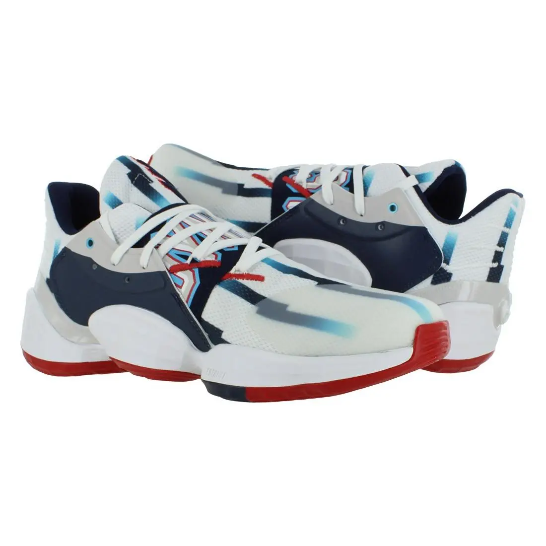 Adidas shoes - Footwear White/Collegiate Navy/Scarlet, Main: White (UPC: 194813447708) 1