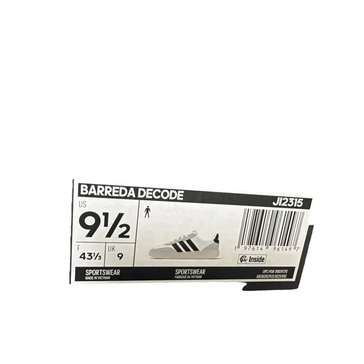 Man`s Fashion Sneakers Adidas Barreda Decode Sneaker