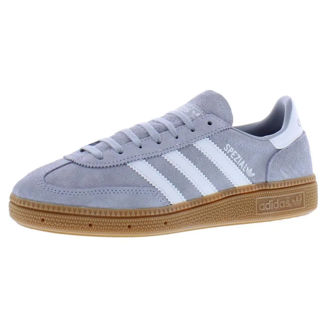 Adidas Handball Spezial GS Boys Shoes Size 5.5 Color: Grey/white - Grey/White, Main: Grey