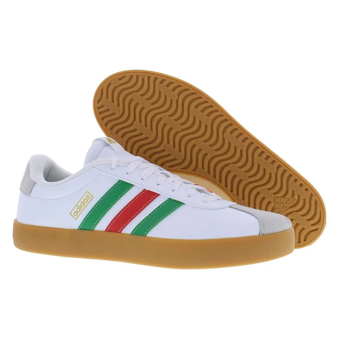 Adidas Vl Court 3.0 Mens Shoes Size 11 Color: White/green/red