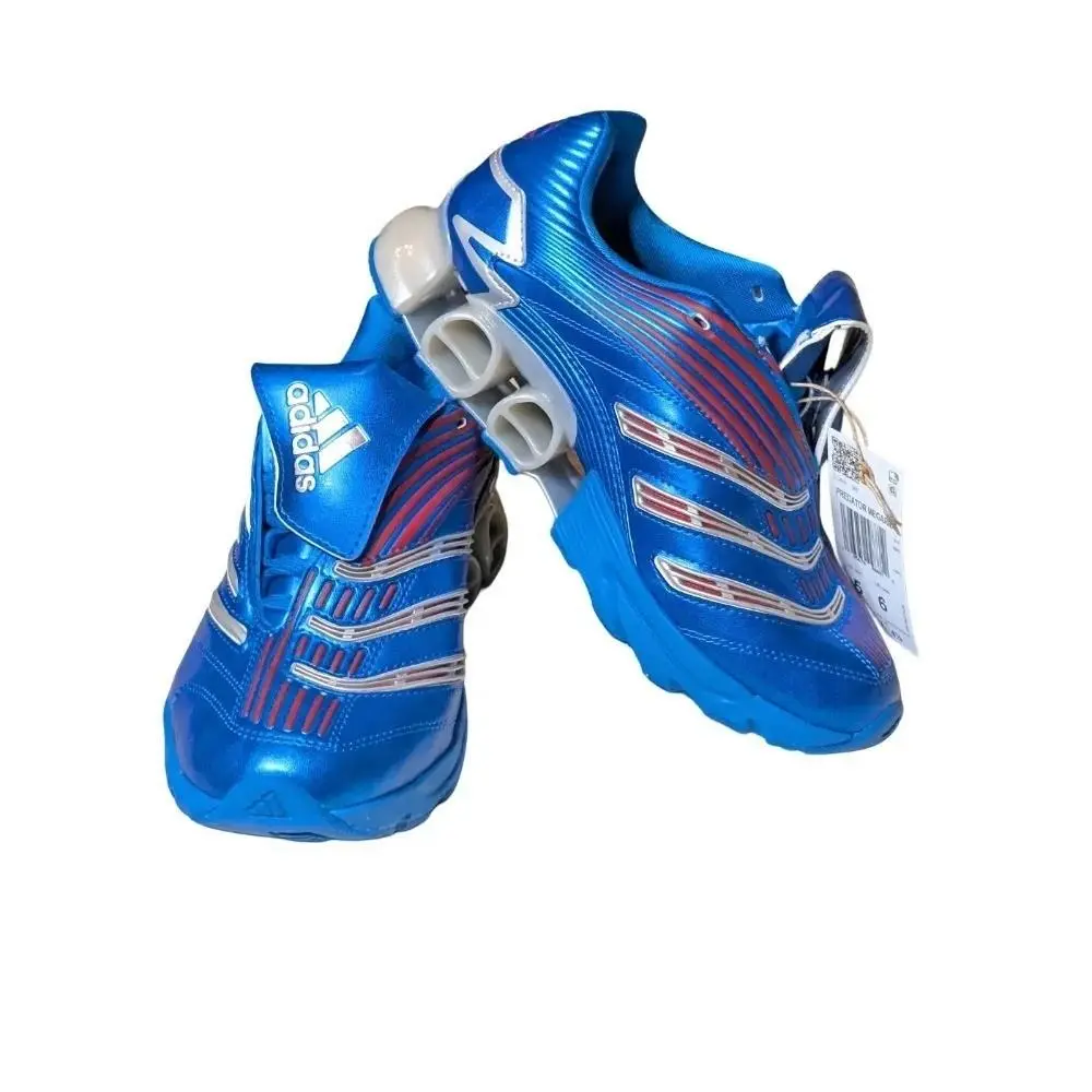 Adidas Predator Megaride Shock Blue Silver Scarlet Sneakers JI3515 Mens 5 Wmns 6