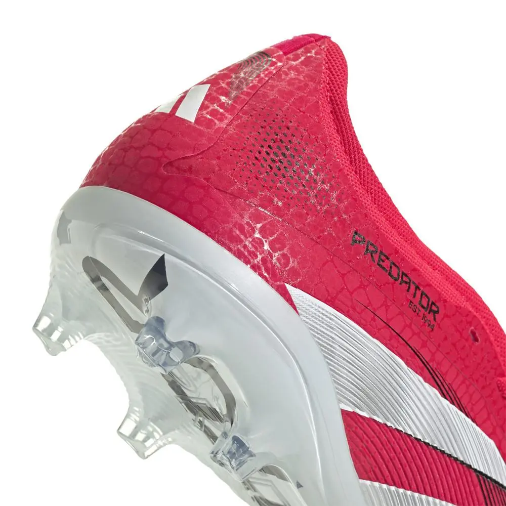 Adidas shoes - adidas Predator Pro FoldOver Tongue Firm Ground Soccer Cleats - JR0441 - Red (UPC: 197613282524) 5