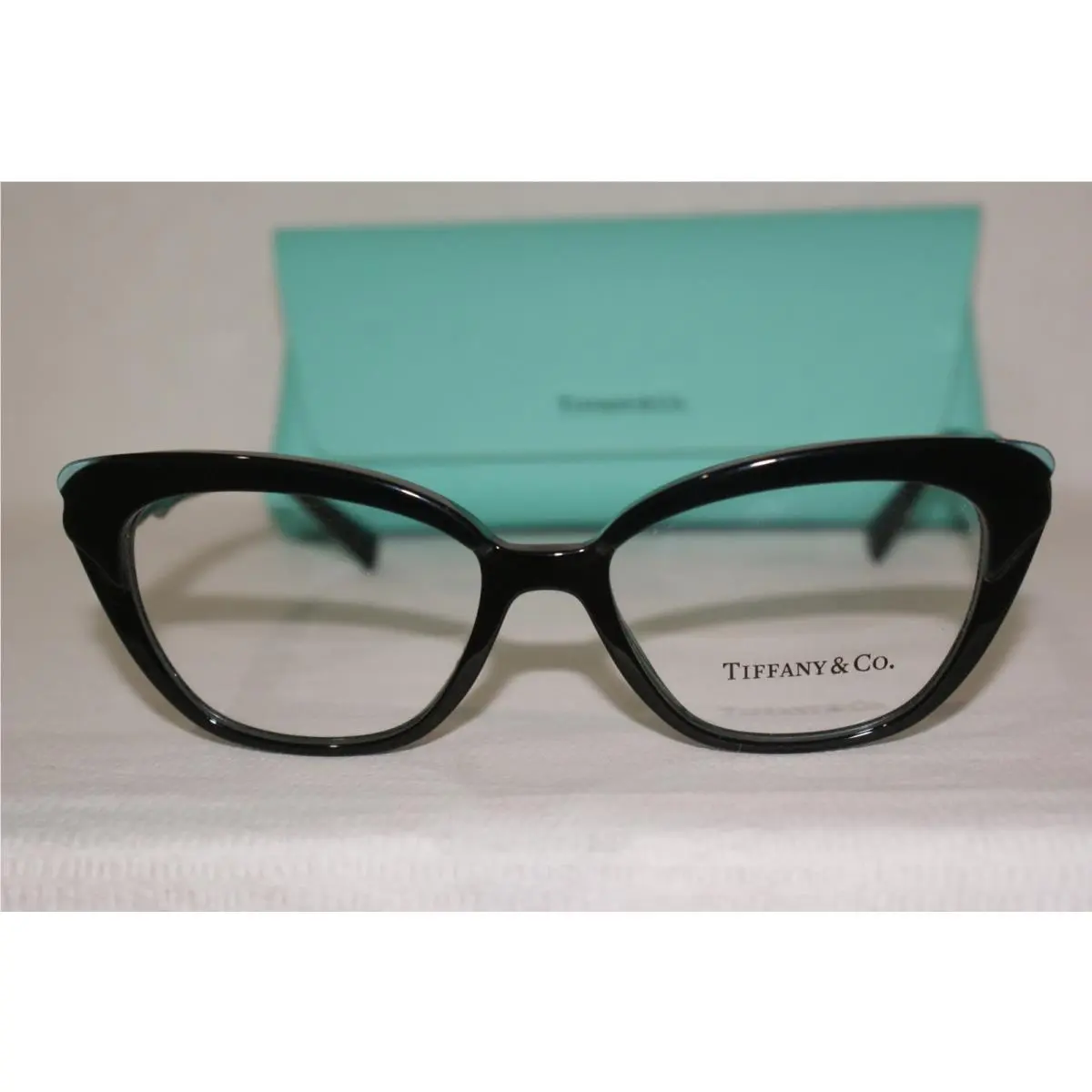 Tiffany Eyeglasses 2184 Blue/black 8279 51-16 W Case