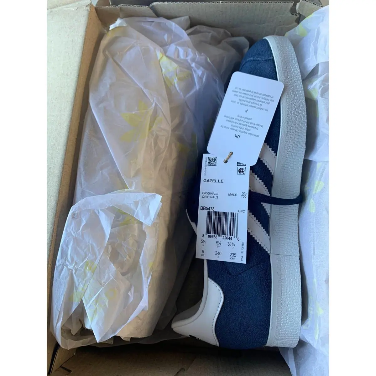 Adidas shoes - adidas Gazelle - Gazelle - Blue 3