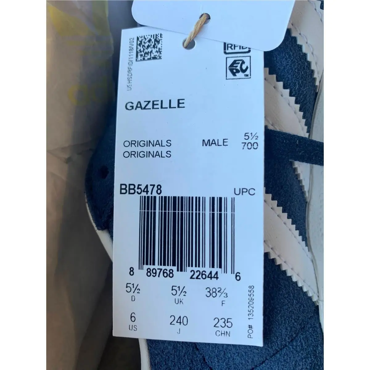Adidas shoes - adidas Gazelle - Gazelle - Blue 4