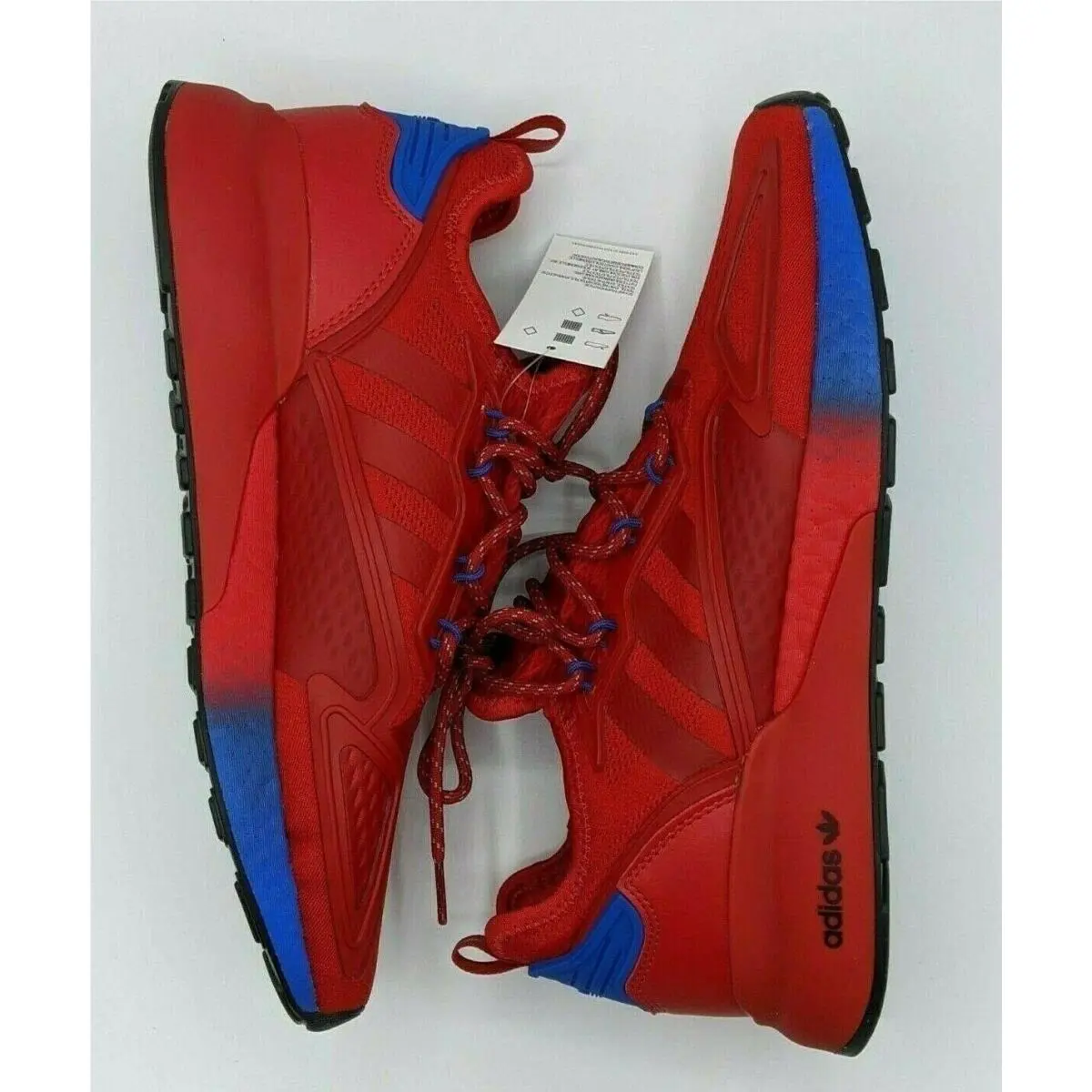 Adidas shoes - Adidas Originals ZX 2K Boost - FZ0994 - Red Blue 5