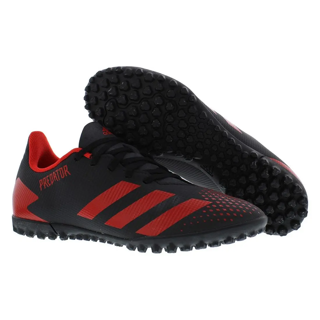 Adidas Predator 20.4 Turf Mens Shoes Size 11 Color: Core Black/active Red/core