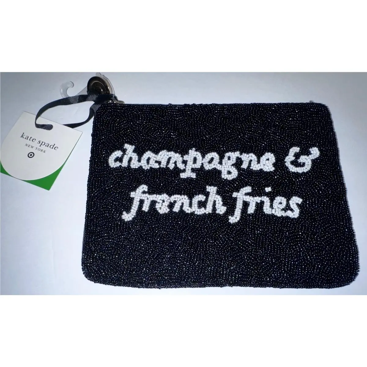 Kate Spade New York X Target Champagne French Fries Beaded Clutch/bag