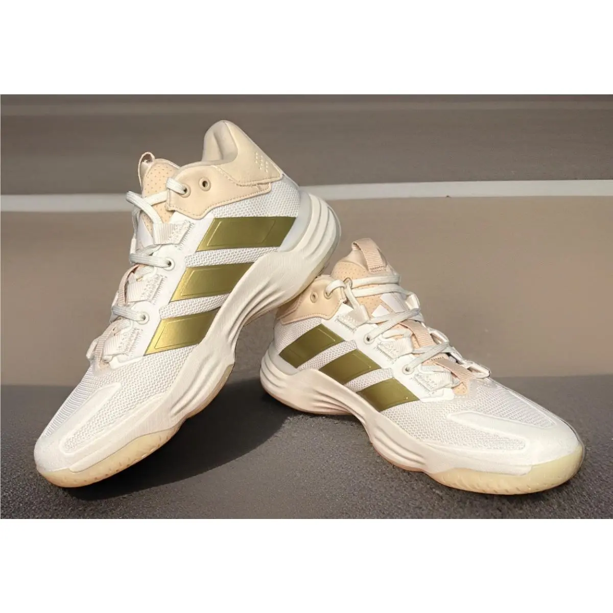 Adidas shoes - adidas Courtstabil Volleyball - Courtstabil Volleyball - JP9833 - Off White (UPC: 0197621051501) 8