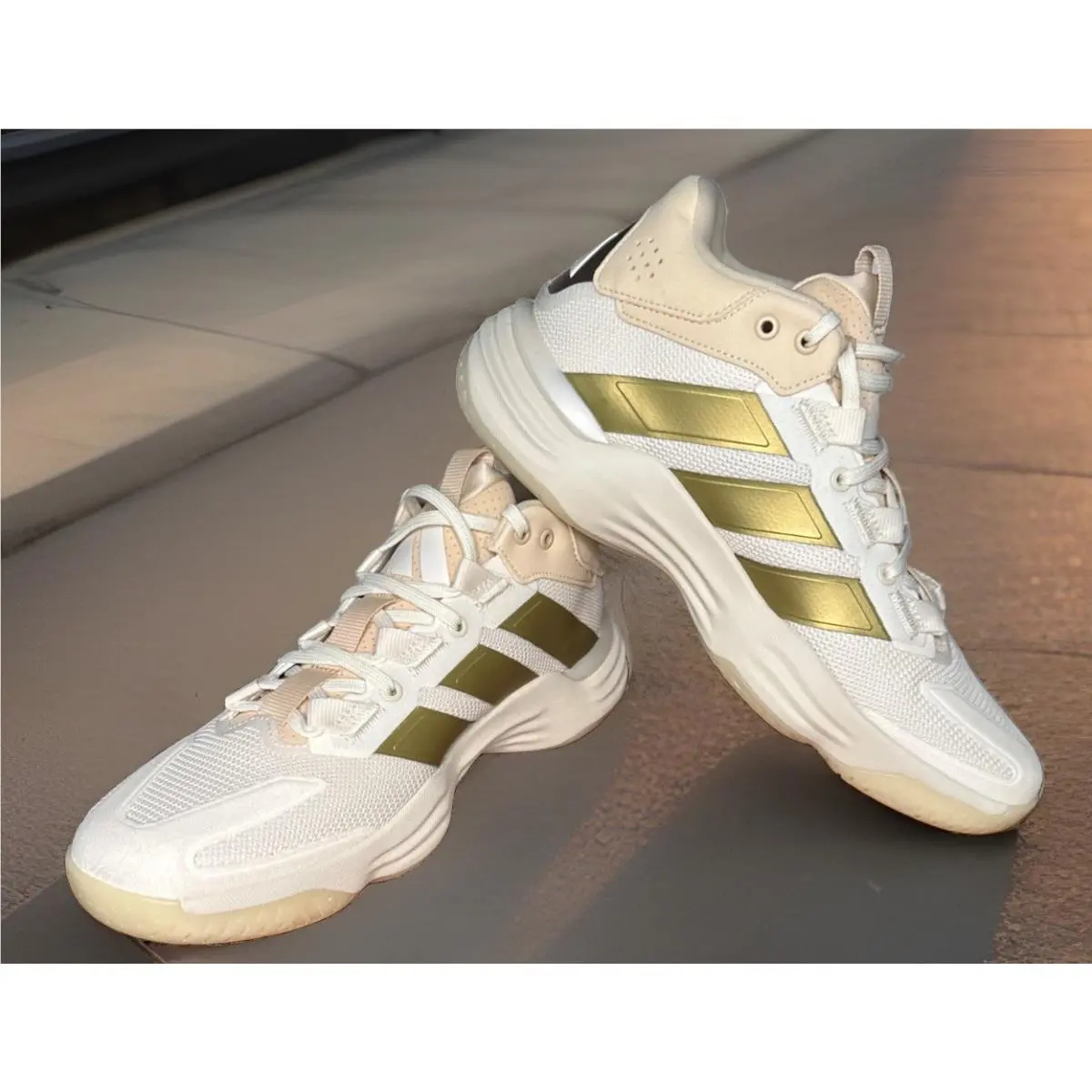 Adidas shoes - adidas Courtstabil Volleyball - Courtstabil Volleyball - JP9833 - Off White (UPC: 0197621051501) 1
