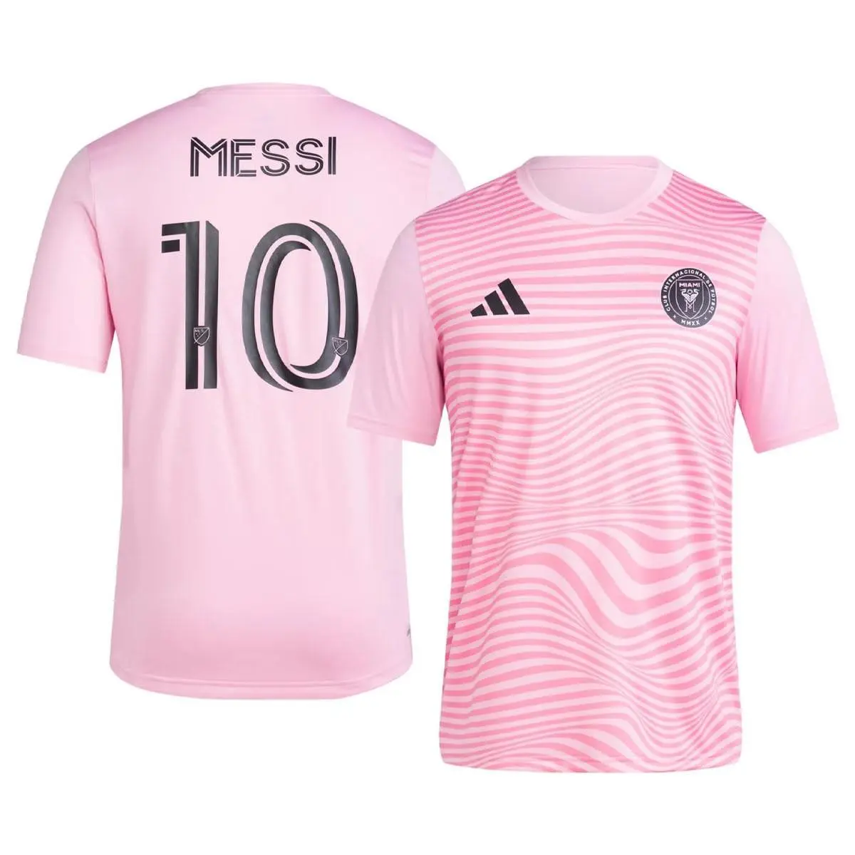 Adidas Women`s Large Pink Shirt Team Graphics Performance Fabric Slim Fit