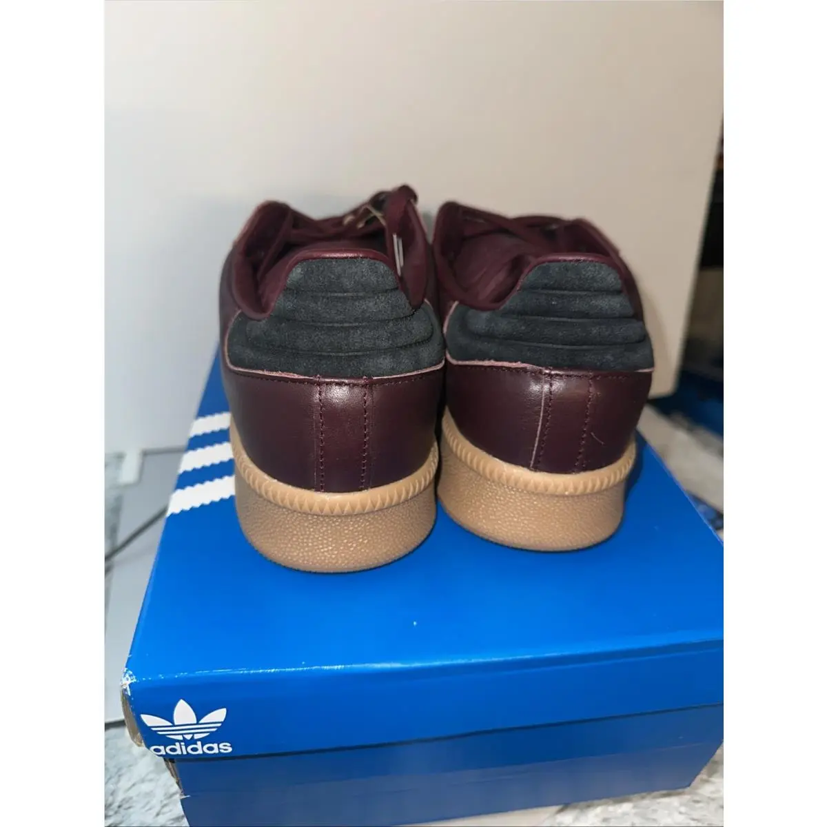 Adidas shoes - adidas Samba - Samba - Maroon/Wonder Beige/Gum-red (UPC: 197614761592) 9