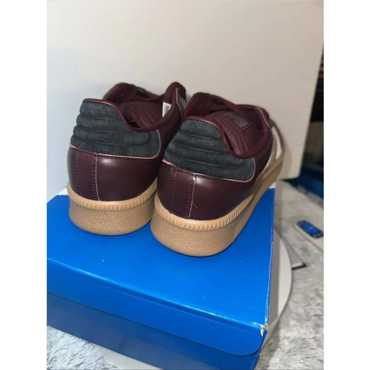 Adidas shoes - adidas Samba - Samba - Maroon/Wonder Beige/Gum-red (UPC: 197614761592) 10