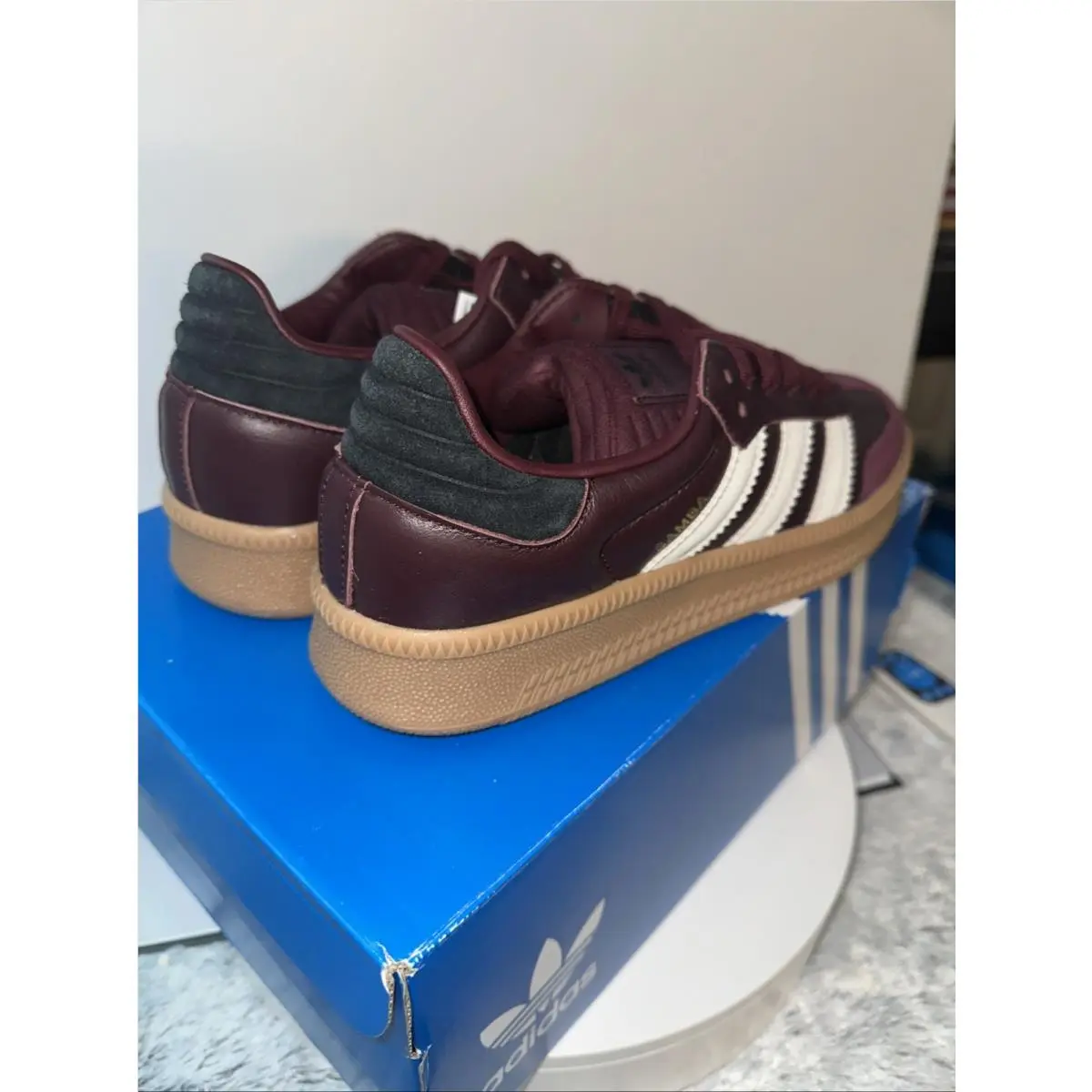 Adidas shoes - adidas Samba - Samba - Maroon/Wonder Beige/Gum-red (UPC: 197614761592) 11