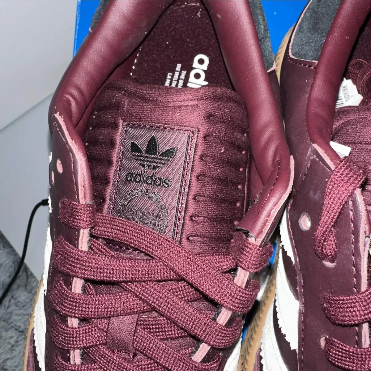 Adidas shoes - adidas Samba - Samba - Maroon/Wonder Beige/Gum-red (UPC: 197614761592) 0