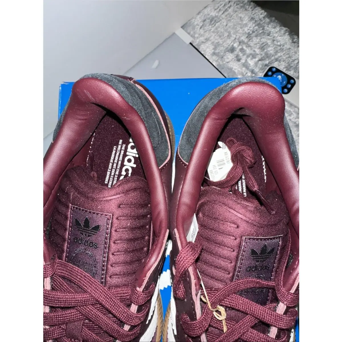 Adidas shoes - adidas Samba - Samba - Maroon/Wonder Beige/Gum-red (UPC: 197614761592) 1