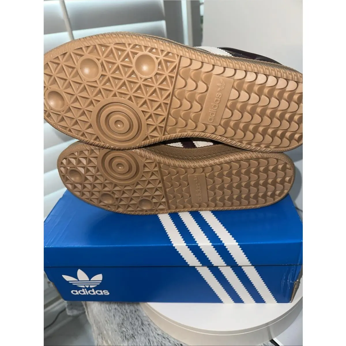 Adidas shoes - adidas Samba - Samba - Maroon/Wonder Beige/Gum-red (UPC: 197614761592) 2