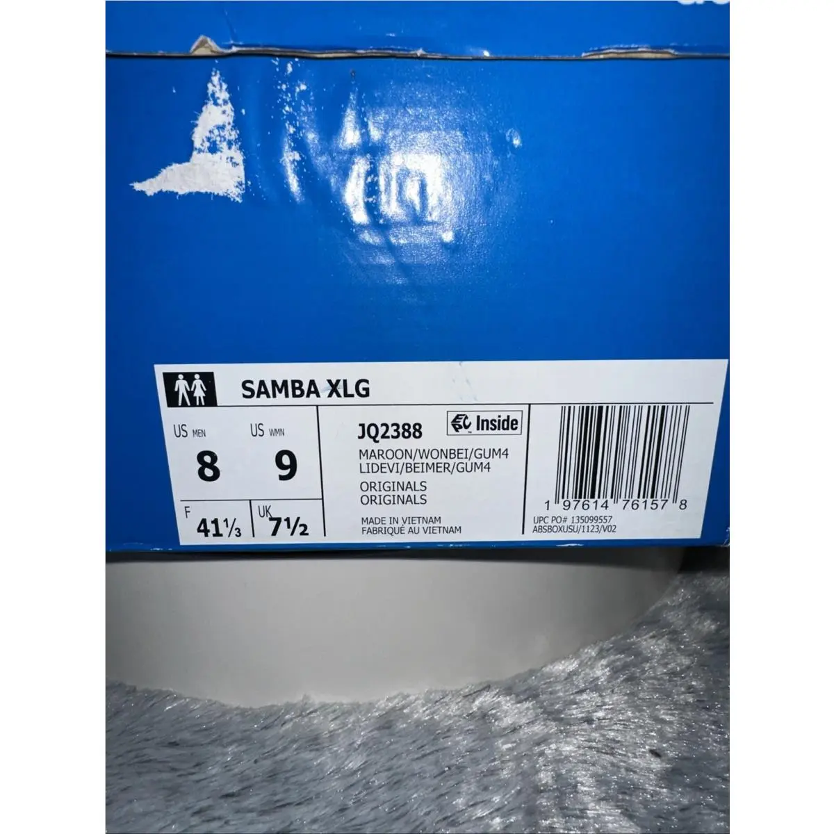 Adidas shoes - adidas Samba - Samba - Maroon/Wonder Beige/Gum-red (UPC: 197614761592) 3