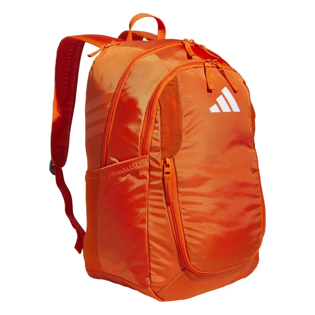 Adidas Orange Backpack with Soccer Ball Pocket and Water Bottle Holders