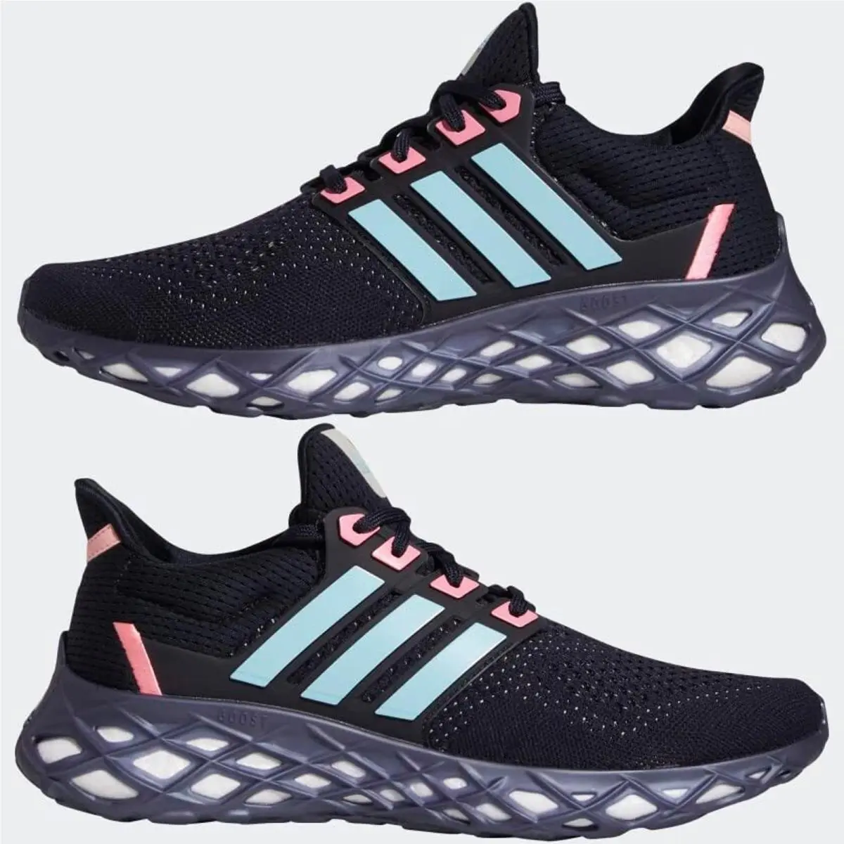 Adidas Ultraboost Web Dna Running Shoes Navy Blue Pink Size Men 6/ Wmn 7 M