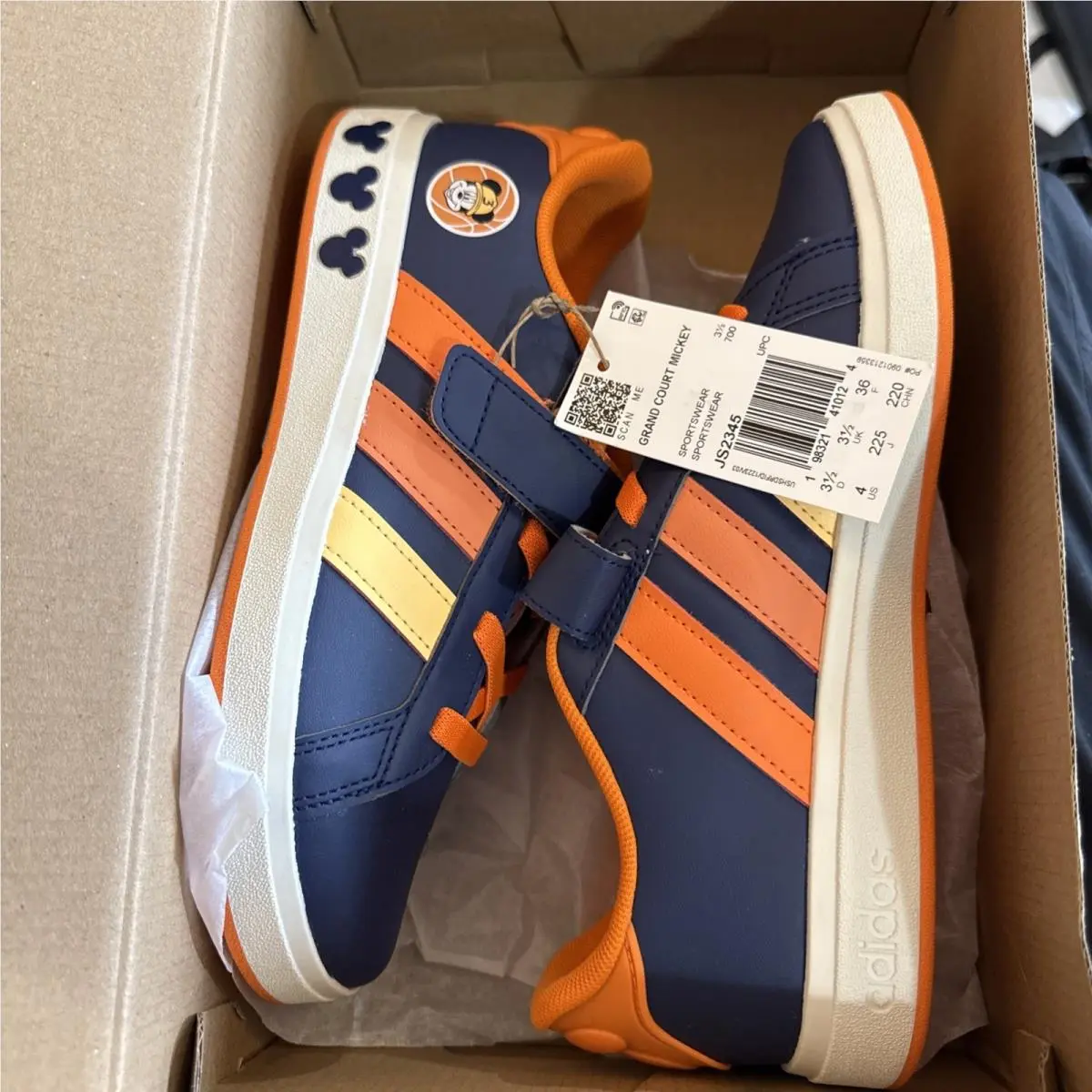 Disney Adidas Grand Court Mickey EL K
