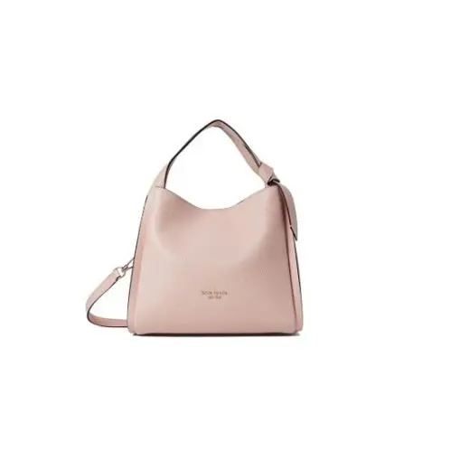 Kate Spade Knott Pebbled Leather Medium Crossbody Tote - Mochi Pink - K6552