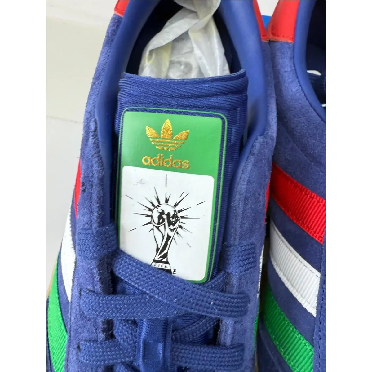 Adidas shoes - Gazelle Indoor 1966 FIFA World Cup - Blue 1