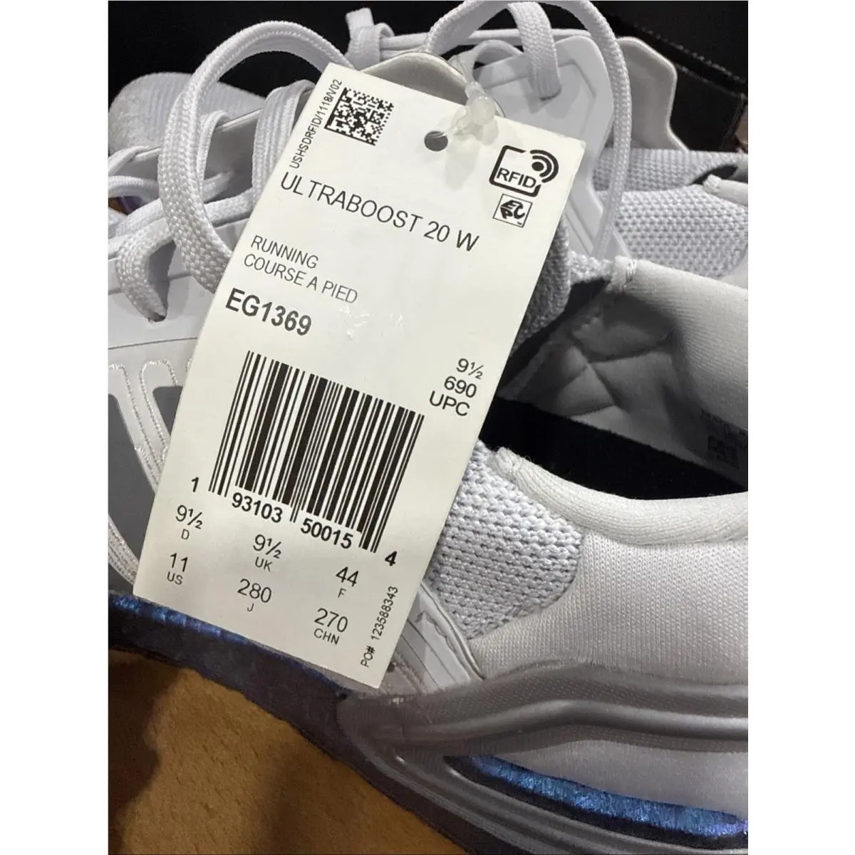 Adidas shoes - UltraBoost 20 ISS US National Lab - EG1069 - Dash Grey/Grey Three/Boost Blue Violet Metallic 4