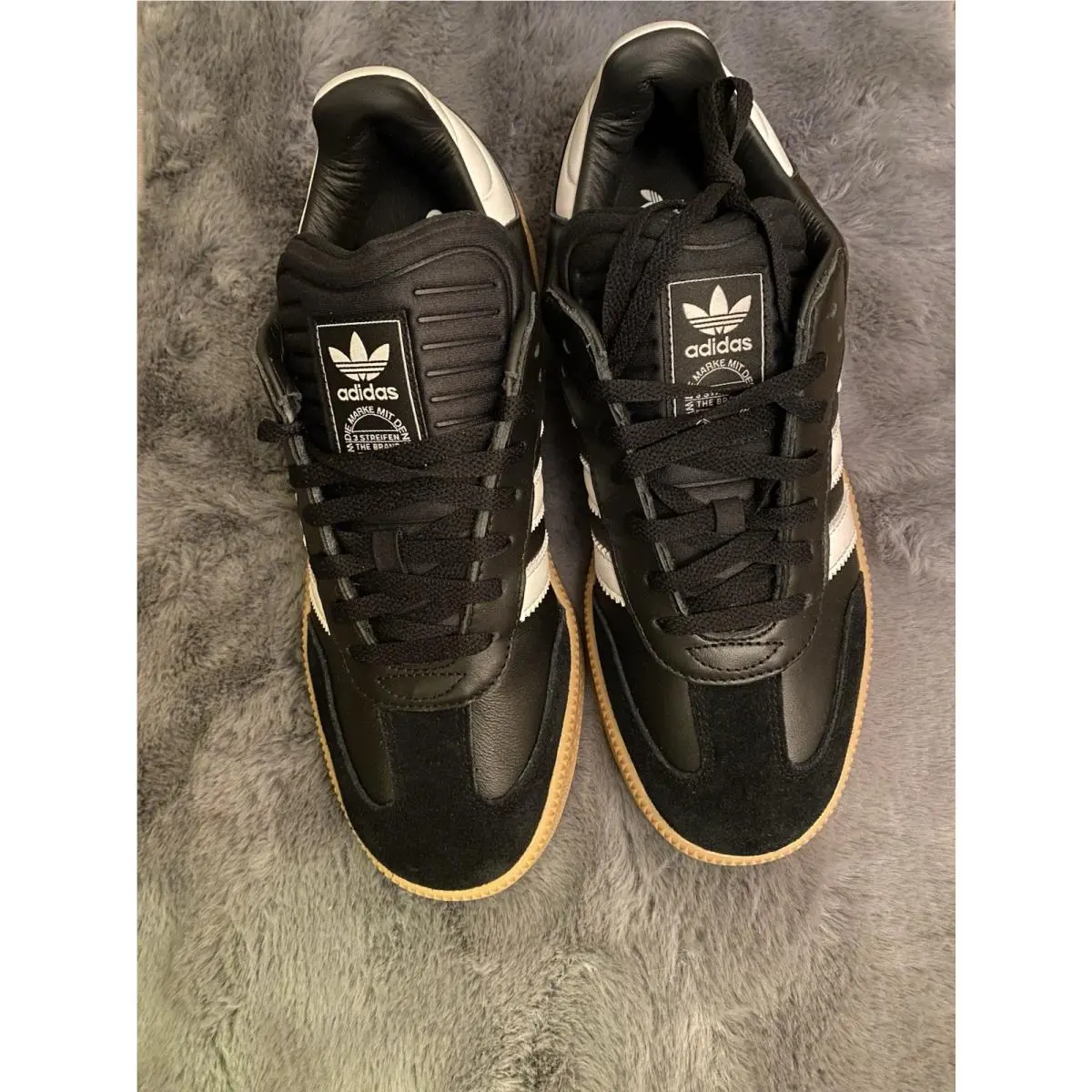 Size 11.5 Men’s Black and White Adidas