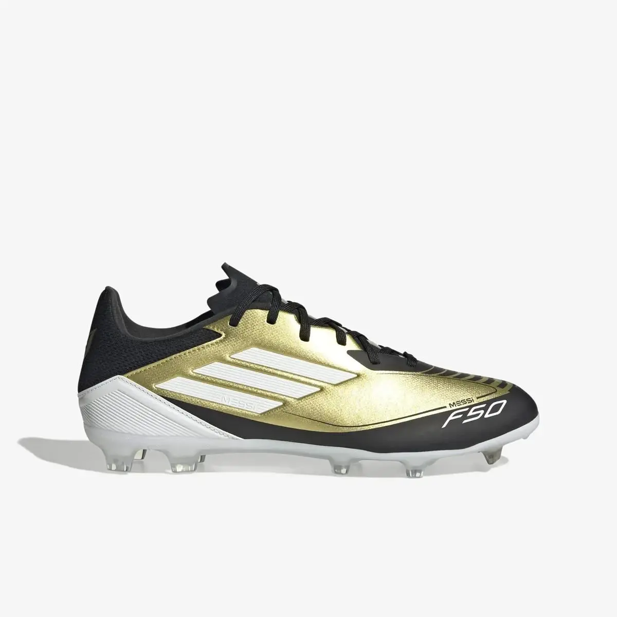 Adidas Messi F50 League Fg/mg Soccer Cleats Men`s Sz 11.5 Gold Black IG9274