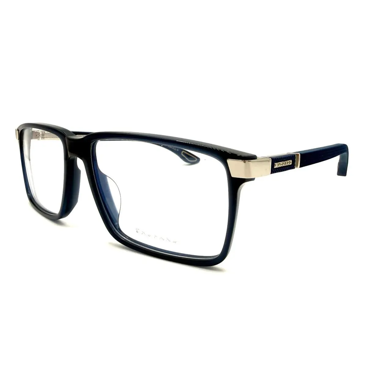Chopard VCH358 Vch 358 05GP Blue Rubber Eyewear Glasses Frame 55-18-140