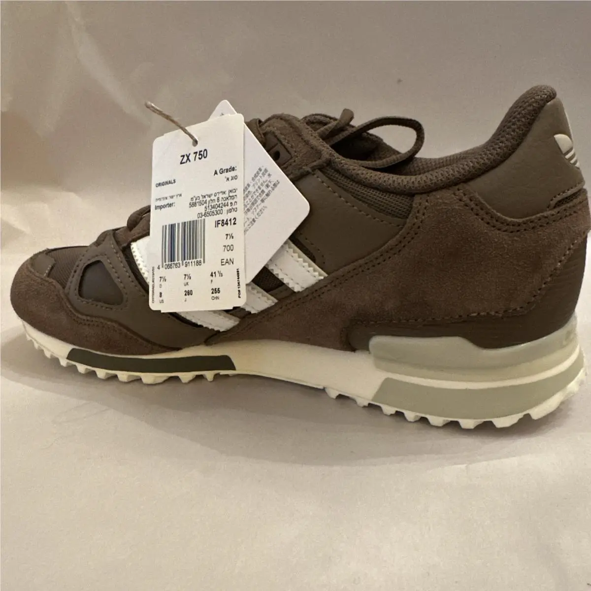 Adidas shoes - adidas Originals ZX 750 - Originals - IF8412 - Brown, Manufacturer: Brown/Chalky Brown 5