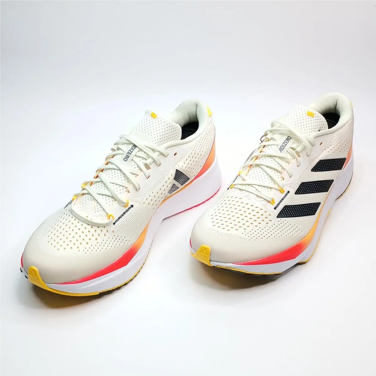 Adidas Adizero SL Running Shoes Men Size 10.5 White Solar Red IG3336 Mesh