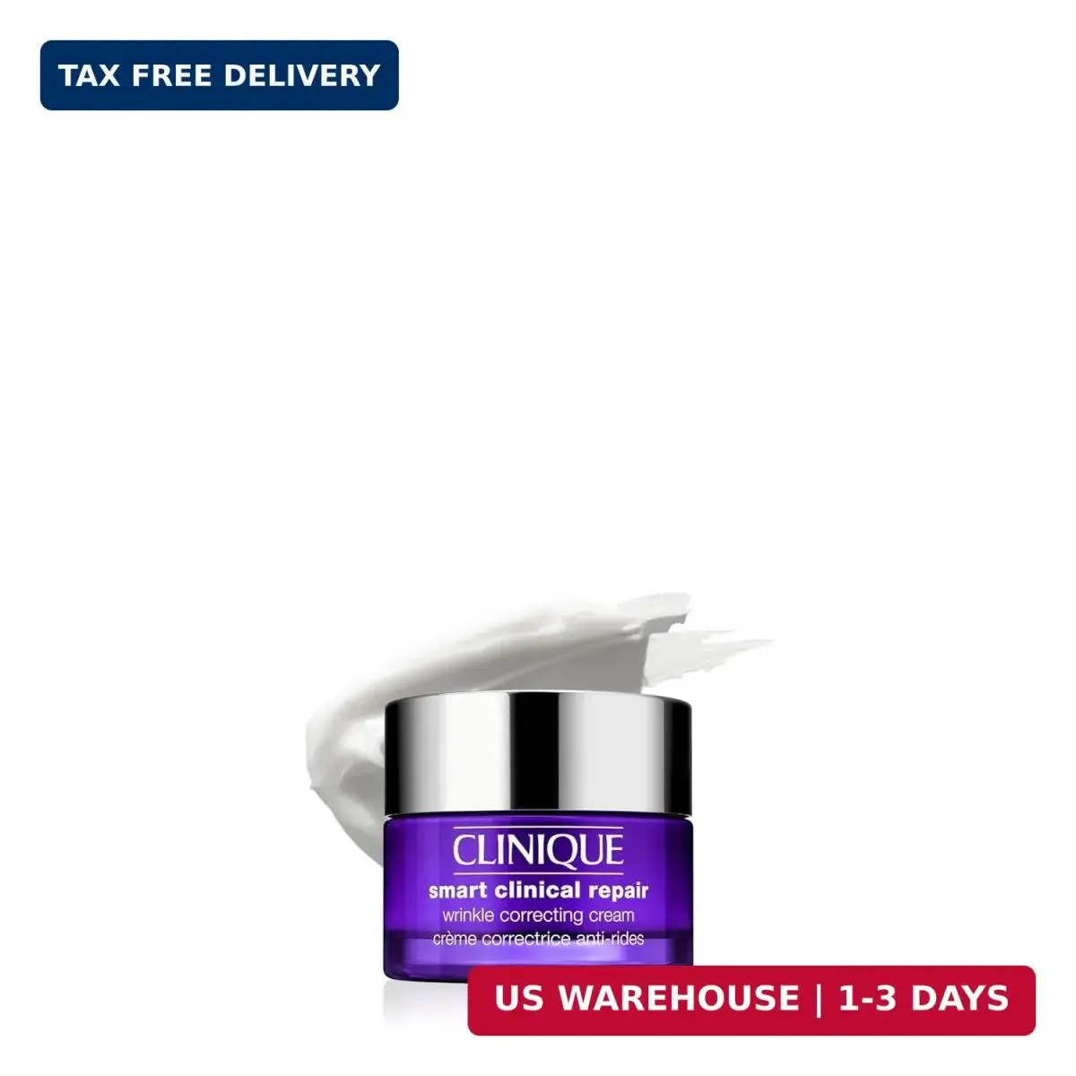 Clinique Smart Clinical Repair Wrinkle Correcting Anti Aging Face Cream with Hya