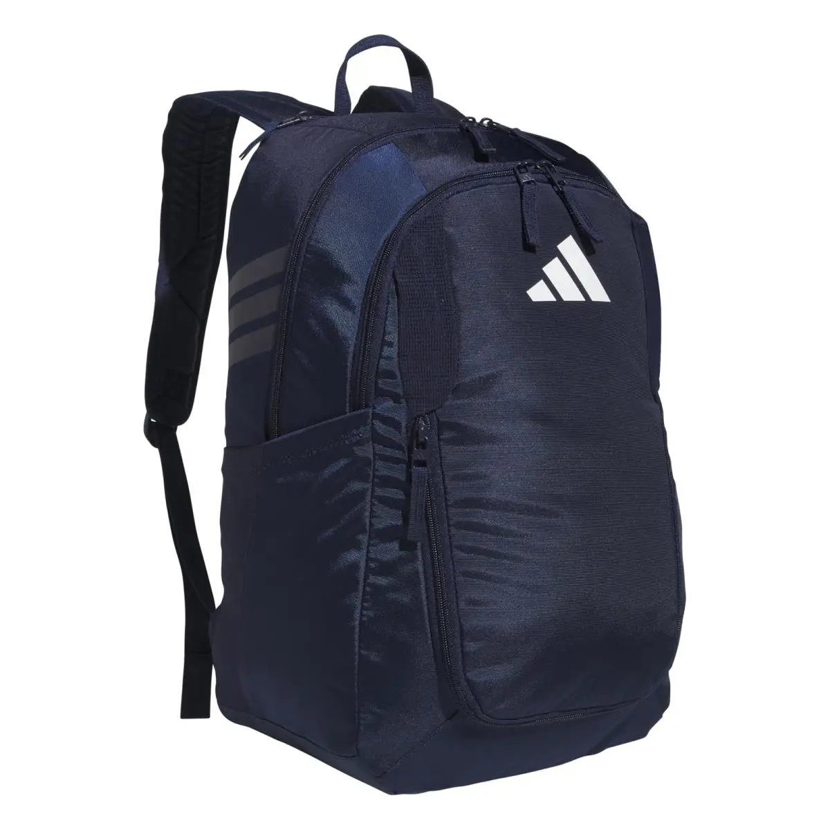 Adidas Navy Blue Backpack Multiple Pockets Water Resistant Size 5 Soccer Ball