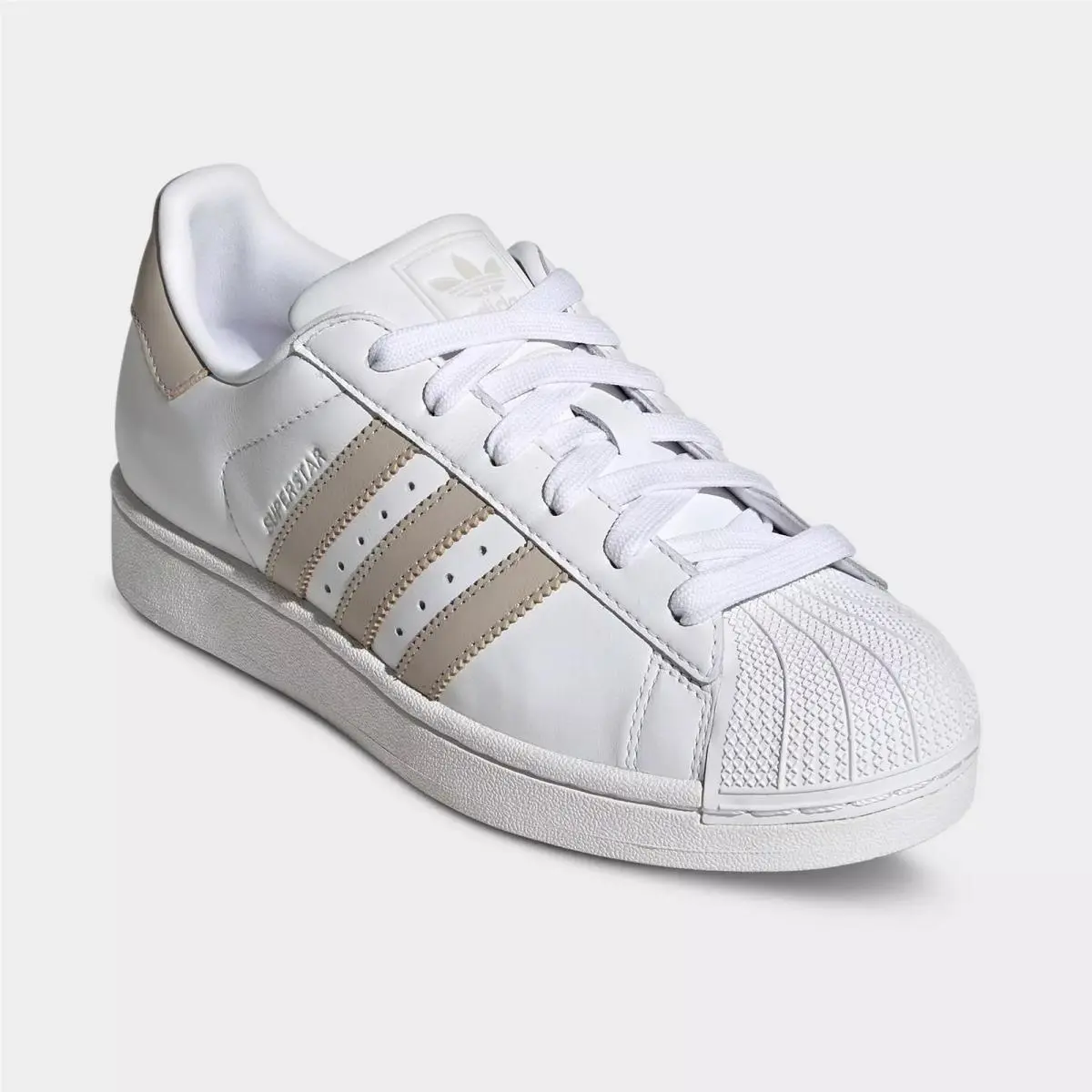 Adidas Originals Women`s 11 Superstar II White Wonder Beige Alumina JH7059