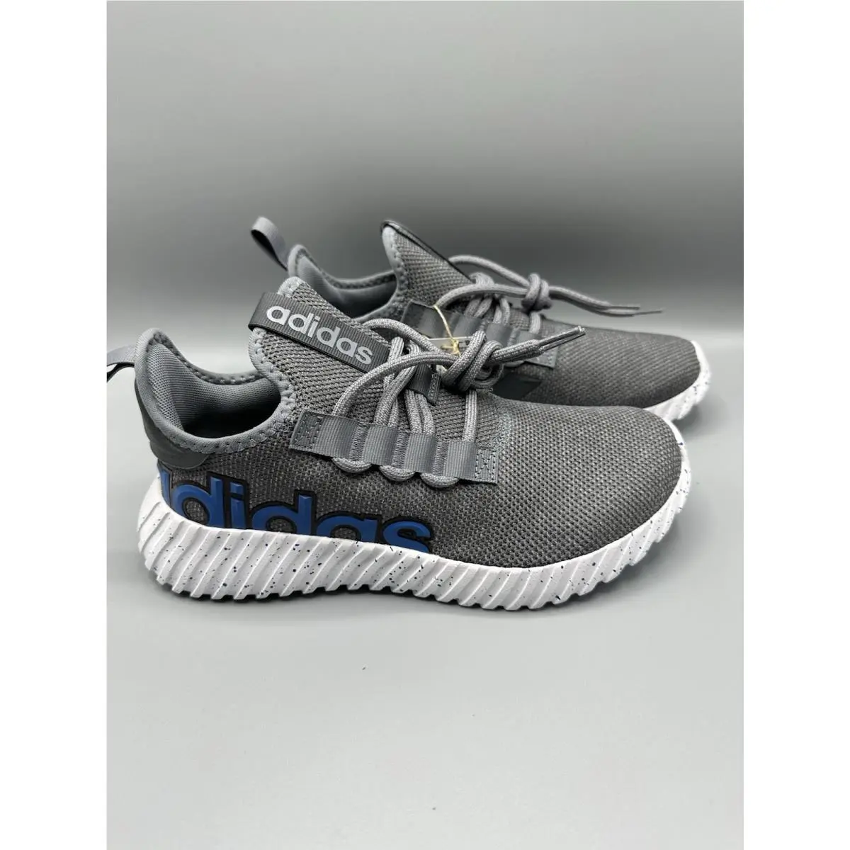 Adidas Kaptir 3.0 Wide Grey /blue Mens Size 7.5 Athletic Shoes Sneakers