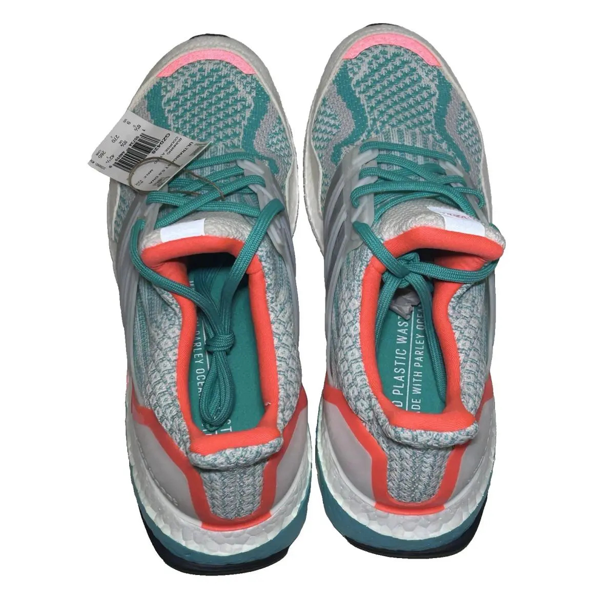 Adidas shoes - adidas UltraBoost 5.0 - UltraBoost - GZ0428 - Chalk White/Silver Metallic/Mint Rush (UPC: 195734440199) 9