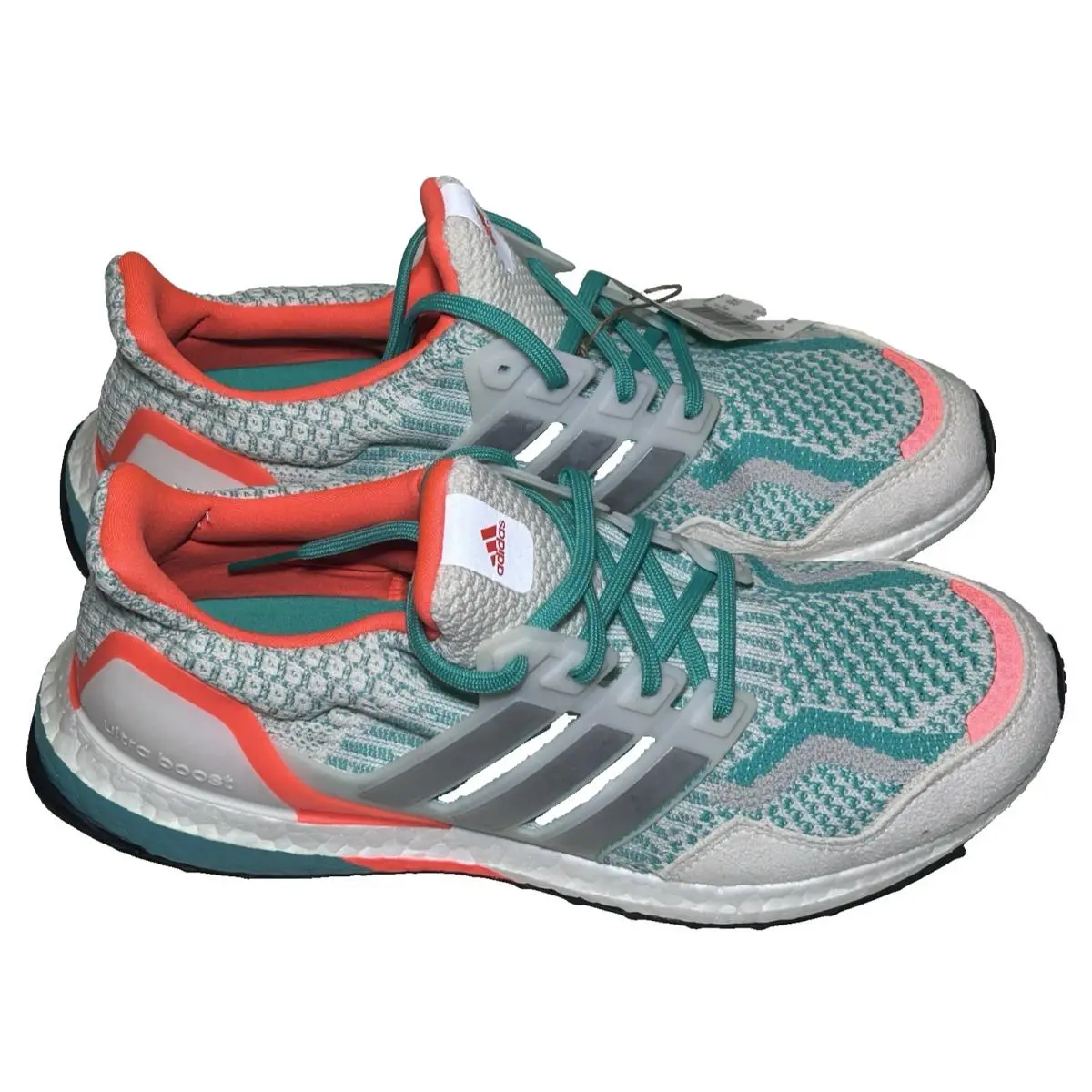 Adidas shoes - adidas UltraBoost 5.0 - UltraBoost - GZ0428 - Chalk White/Silver Metallic/Mint Rush (UPC: 195734440199) 3