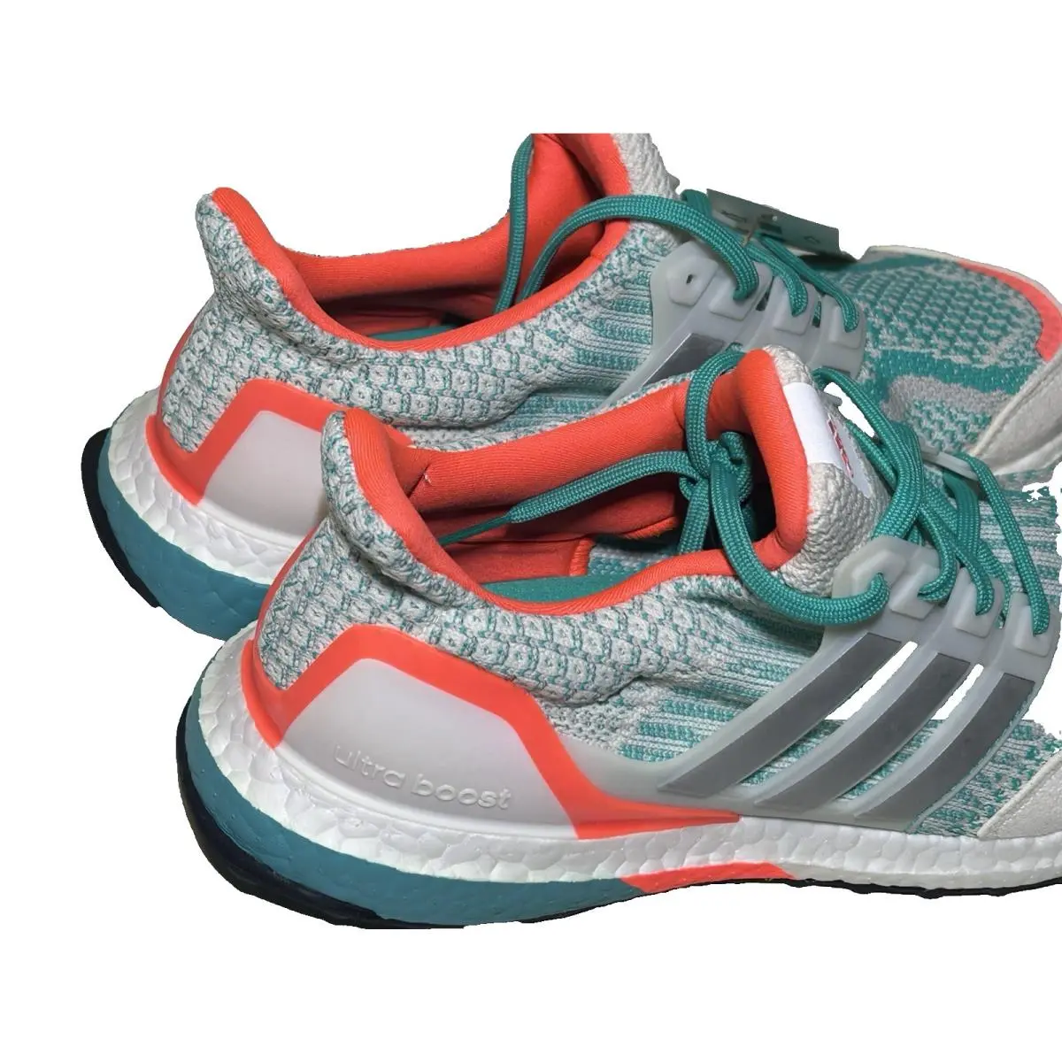 Adidas shoes - adidas UltraBoost 5.0 - UltraBoost - GZ0428 - Chalk White/Silver Metallic/Mint Rush (UPC: 195734440199) 4