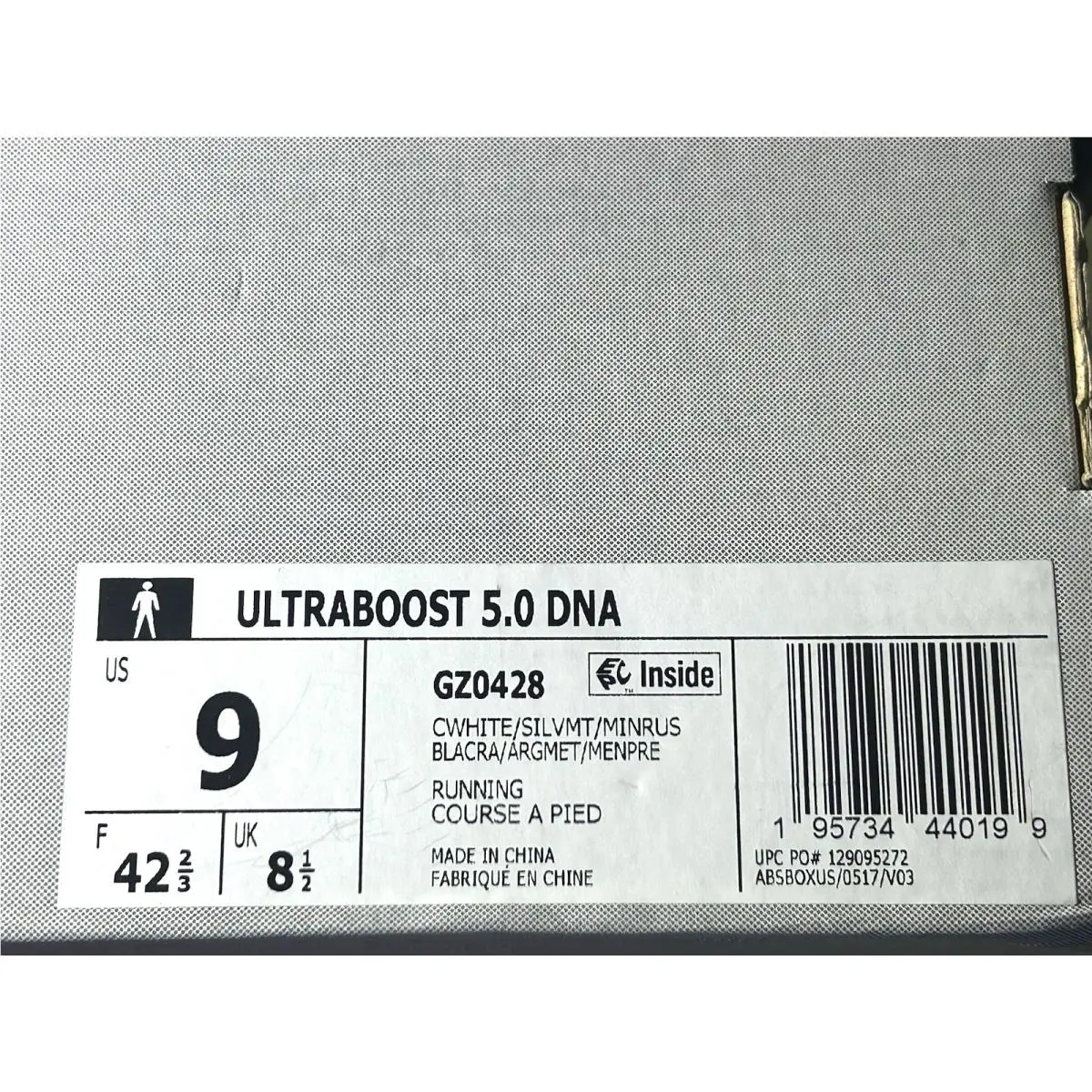 Adidas shoes - adidas UltraBoost 5.0 - UltraBoost - GZ0428 - Chalk White/Silver Metallic/Mint Rush (UPC: 195734440199) 8