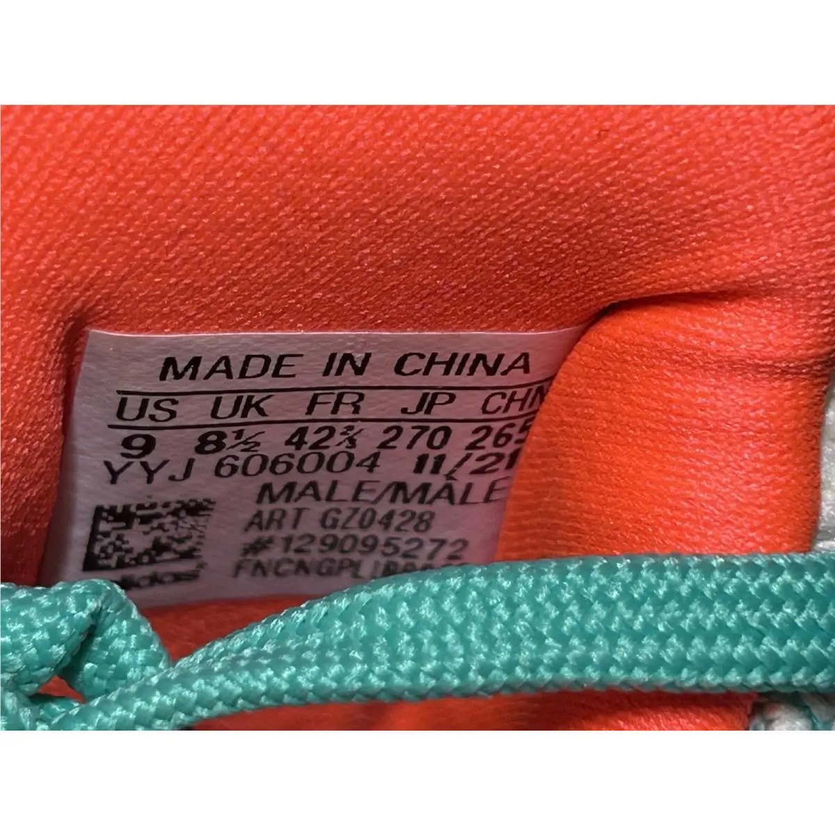Adidas shoes - adidas UltraBoost 5.0 - UltraBoost - GZ0428 - Chalk White/Silver Metallic/Mint Rush (UPC: 195734440199) 7