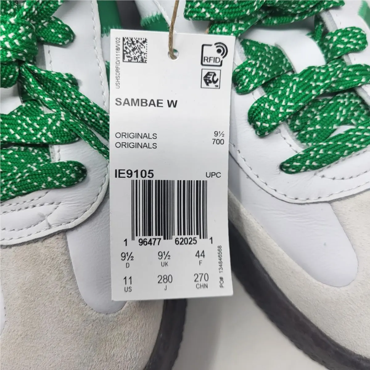 Adidas shoes - adidas Sambae - Sambae - 437438 - green and white 4