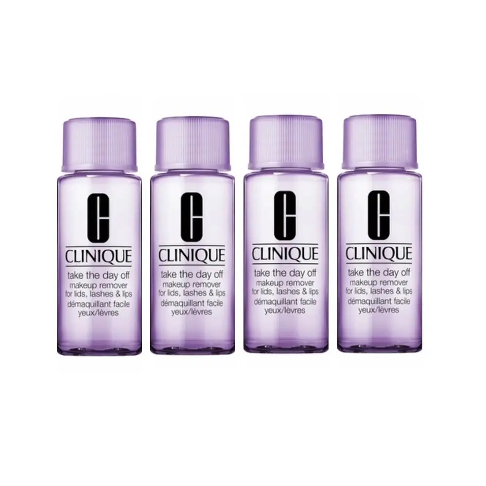 4x  Take The Day Off Makeup Remover For Lids Lashes Lips 1.7oz Each by Clinique